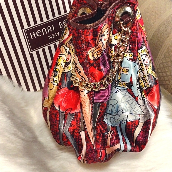 Rare Henri Bendel Izak  Girls in Lights Shopper Tote - Picture 7 of 16